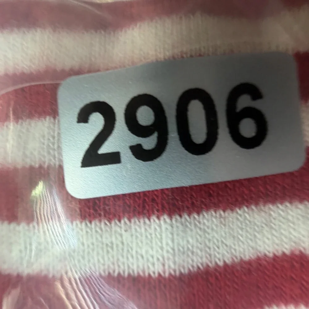 Burts Bees Organic Cotton Striped Union Suit Pajamas Womens Size XL Red White